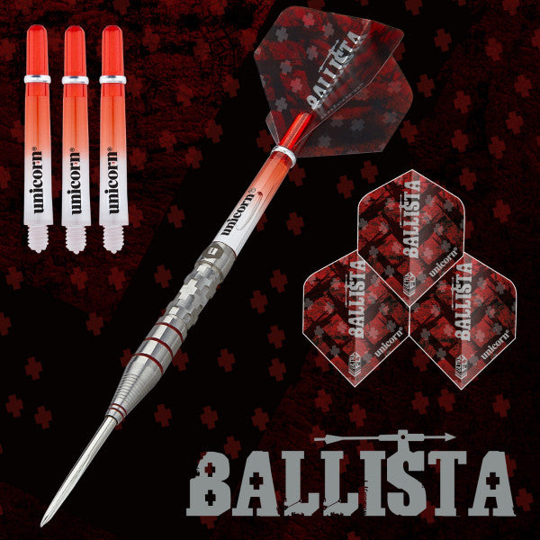 UNICORN BALLISTA STYLE 3 90% STEEL TIP DARTS