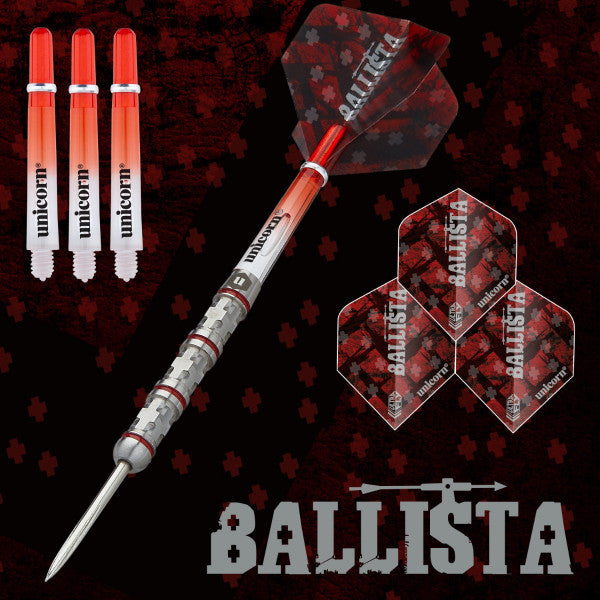 UNICORN BALLISTA STYLE 4 90% STEEL TIP DARTS
