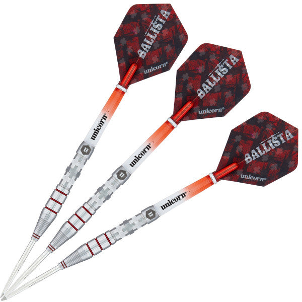 UNICORN BALLISTA STYLE 3 90% STEEL TIP DARTS