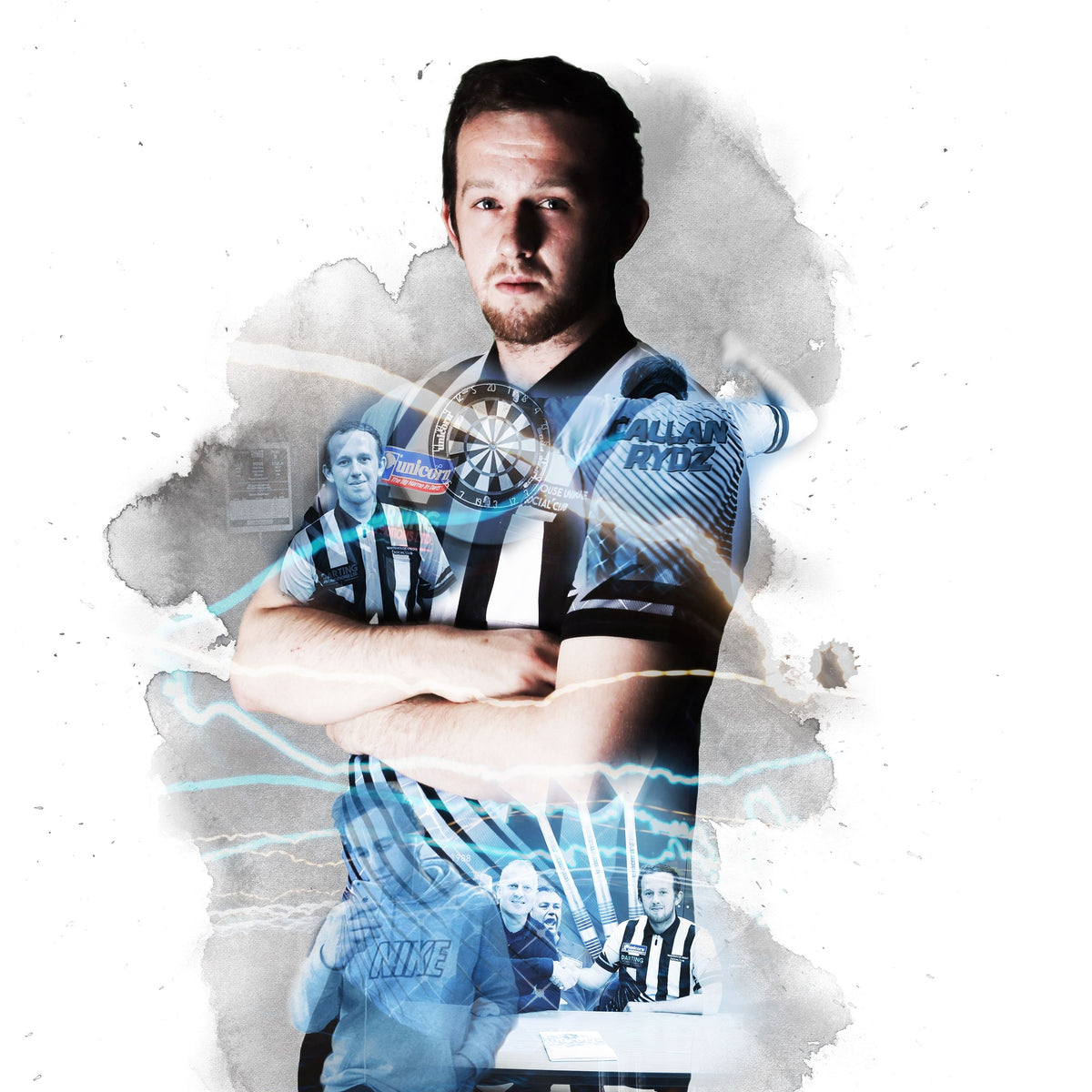 UNICORN CALLAN RYDZ CONTENDER 90% STEEL TIP DARTS