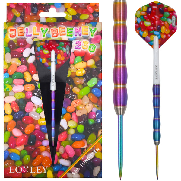 loxley jelly beeney 23 gram steel tip darts 95% tungsten