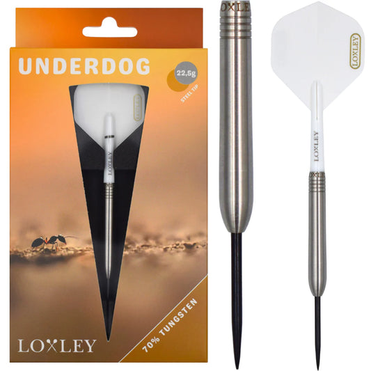 loxley underdog steel tip darts 22.5 gram 70% tungsten