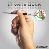 red dragon bull hitters v1 23 gram steel tip darts in your hand