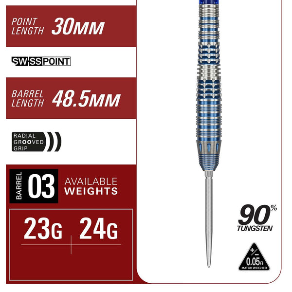 TARGET JAPAN MIZU SERIES 03 90% SP STEEL TIP DARTS