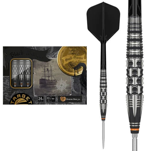 TARGET JAPAN BLACK MARQUE DANCING DUCK GEN 4 90% SP STEEL TIP DART (VARIOUS WEIGHTS)