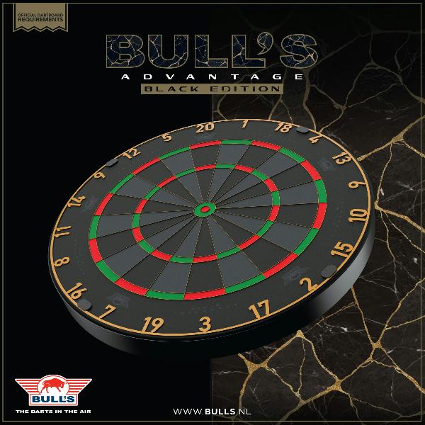 BULL'S NL ADVANTAGE BLACK DARTBOARD