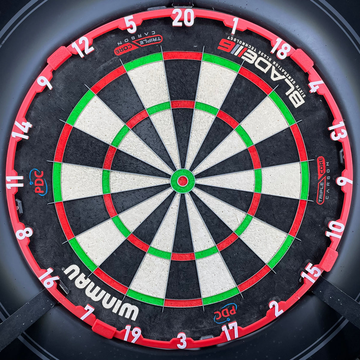 titan red dart board number ring